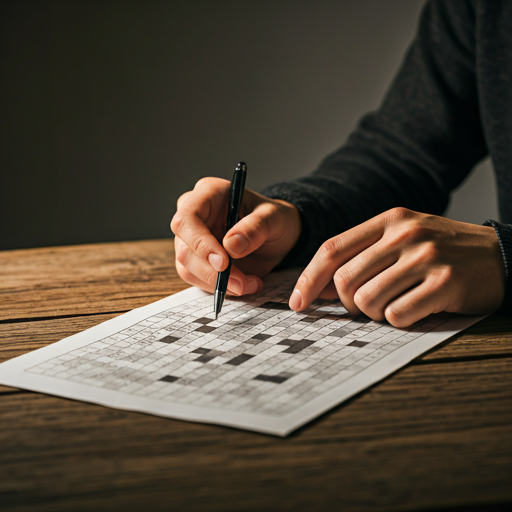 Couple solving a crossword together