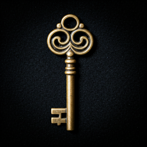 Ornate antique key